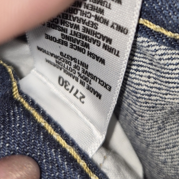 Aeropostale Men's Dark Wash Relaxed Fit Jeans - Picture 4 of 5